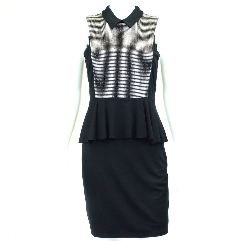 Eve Gravel Peplum Dress